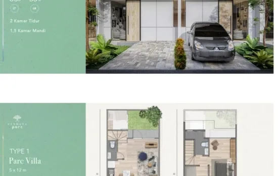 Disewakan Rumah Baru HO Cendana Parc Karawaci