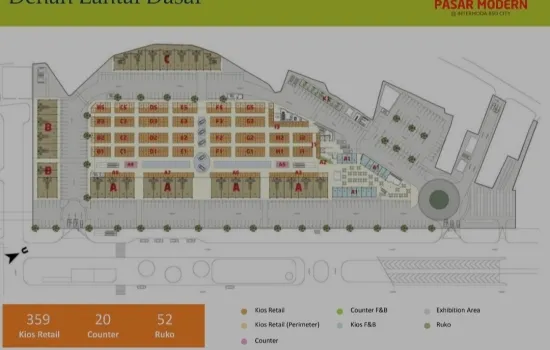 PROJECT : KIOS PASAR MODERN INTERMODA BSD CITY, TANGSEL