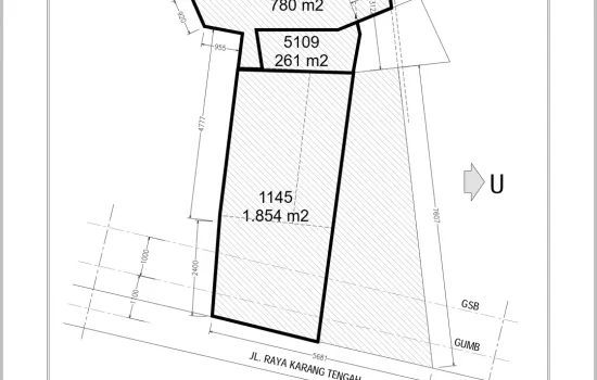 ex workshop di Jl Raden Saleh Ciledug depan Metro Permata 1