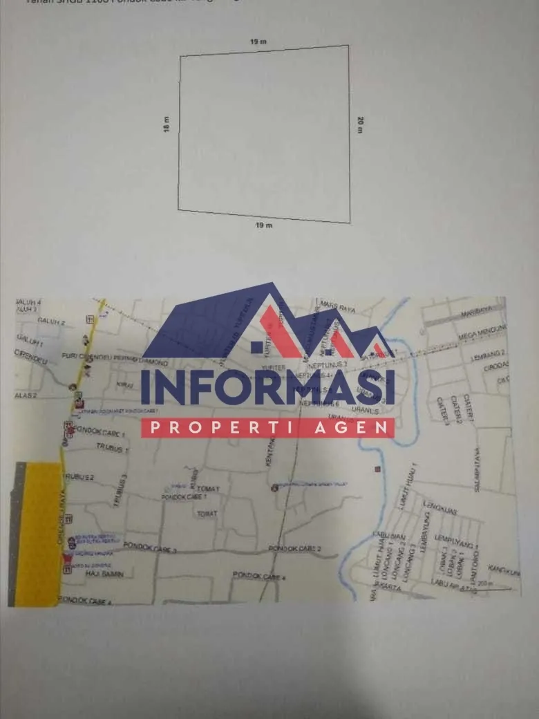 tanah pondok cabe ilir