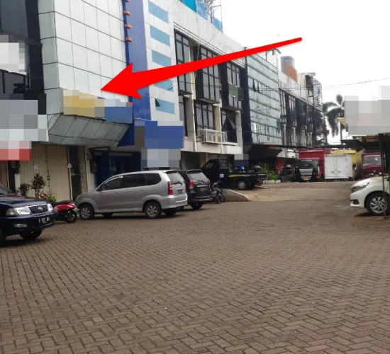 Disewakan ruko Tubagus Angke eks Bank di area komp. Dutamas