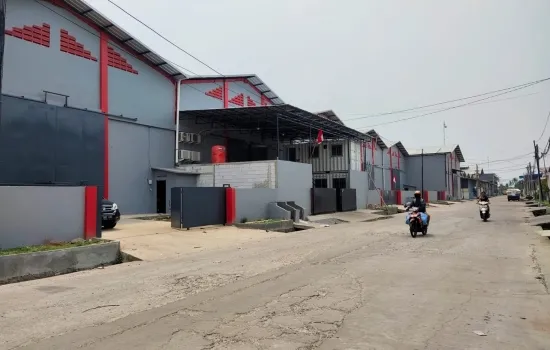 Disewakan 3 unit Gudang Gandeng di daerah Dadap, Banten