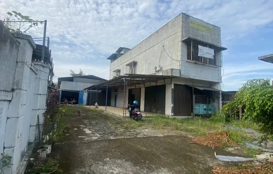 Tanah dan bangunan Gudang + Ruko 2 lt Luas 900m2