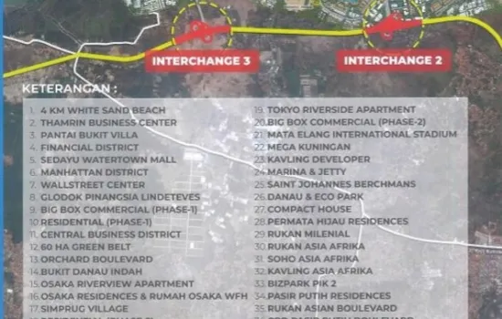 Tanah Komersil PIK2, lt.2387m2, lt. 2046m2 ( 2 unit)
