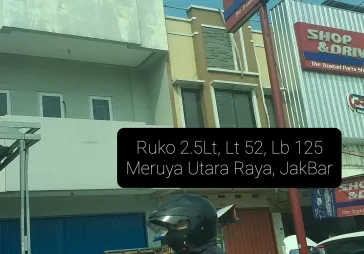 Disewakan Ruko Strategis Meruya Utara Raya, Jakarta Batat