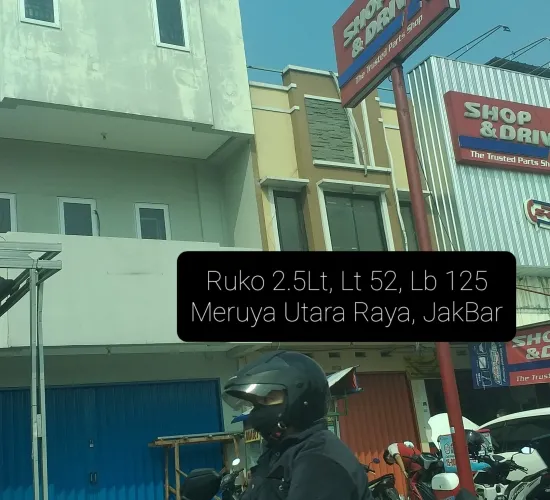 Disewakan Ruko Strategis Meruya Utara Raya, Jakarta Batat