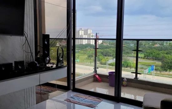 2 + 1 KT Apt. Sky House twr Jervois lantai 8, 48 m2, FF