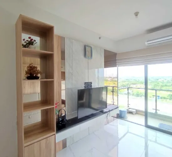 2 + 1 KT Apt. Sky House twr Jervois lantai 8, 48 m2, FF