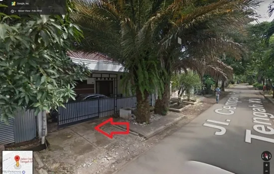 Rumah Cempaka Putih Tengah. luas tanah 209 m2.Hitung tanah .