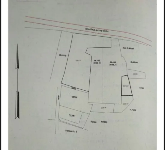 Tanah padat /kavling pinggir jalan raya Gunung Sindur Bogor