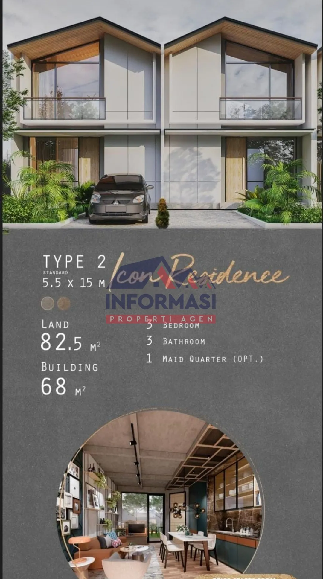 Cendana Icon Estate Karawaci, unit baru