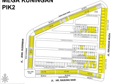 cluster kuningan village pik 2 uk 6x15