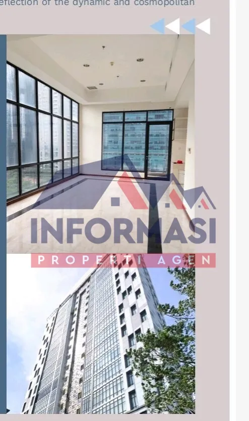 Apartement mewah ,baru   2BR Penthouse lokasi strategis