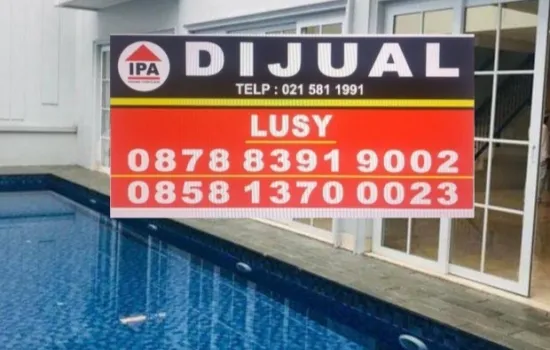 Rumah baru 3 Lt 4 KT +3 KM 5+1 S pool  kebayoran baru