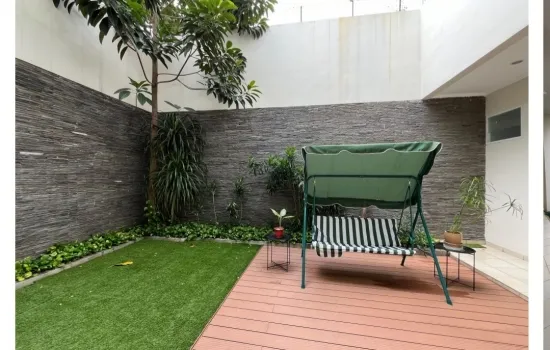 Rumah 2lt semi furnished permt hijau. Bagus skl
