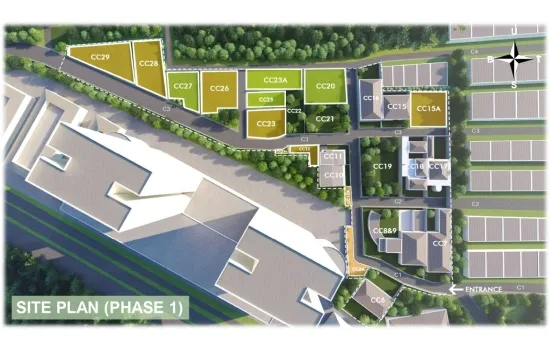 Kavling exclusive dalam cluster di Permata Hijau