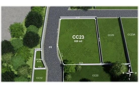 Kavling exclusive dalam cluster di Permata Hijau