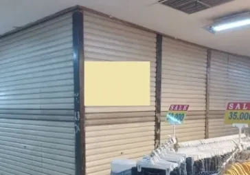 Kios siap pakai. lantai semi dasar
