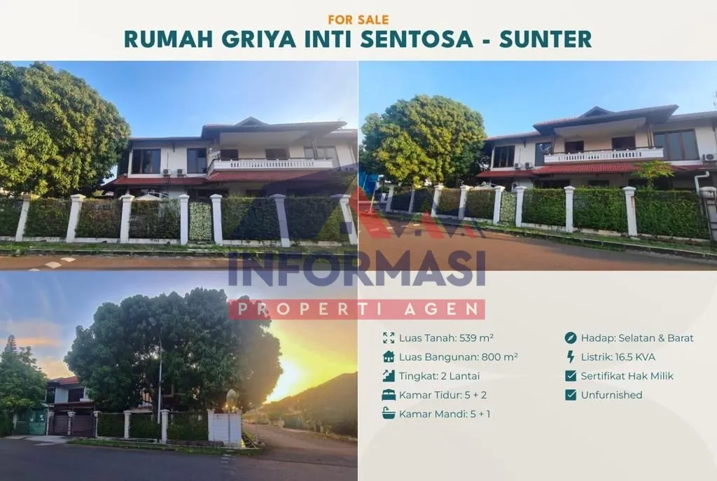 Mewah Griya Inti Sentosa Sunter LT .539m2