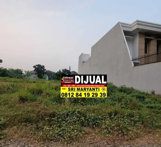 Intercon 2 kav @  800 m² dpn belakang hadap utara selatan