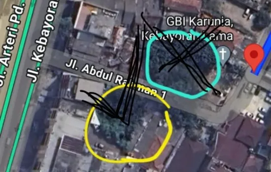 Kav dkt Pakubuwono Residence, cocok utk dibangun kantor