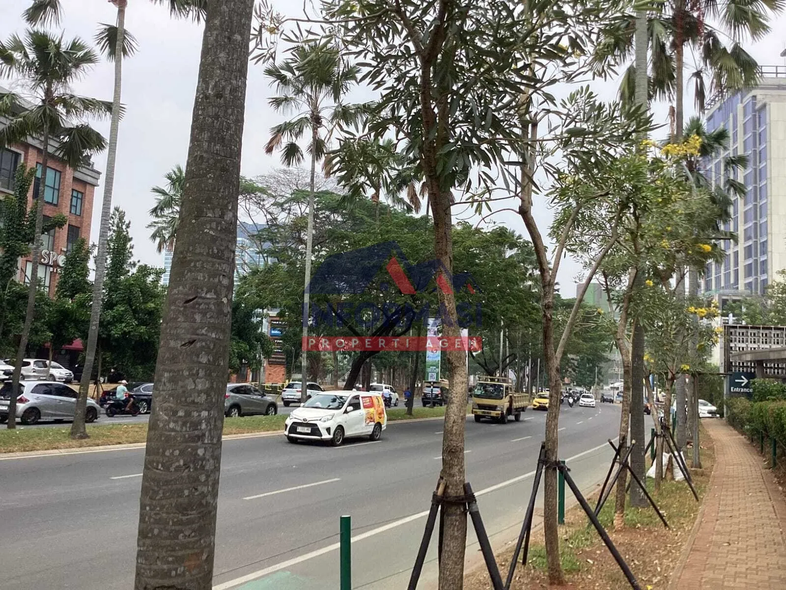 Kavling komersil AlamSutera, lebar 35m2, luas 3306m2