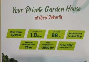 PROJECT : RUMAH PENTA GARDEN, JOGLO, JAKARTA BARAT