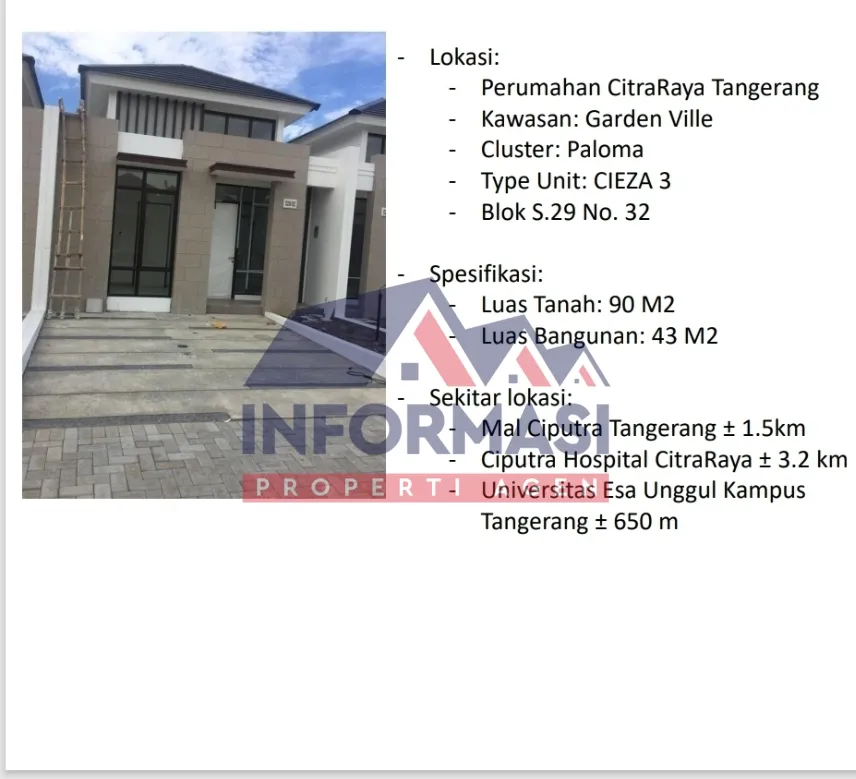 Perumahan citra raya tangerang
