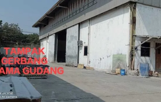 Disewakan gudang siap pakai di Jl. Daan Mogot Km. 19,8 Tgr