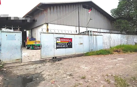 Disewakan gudang siap pakai di Jl. Daan Mogot Km. 19,8 Tgr
