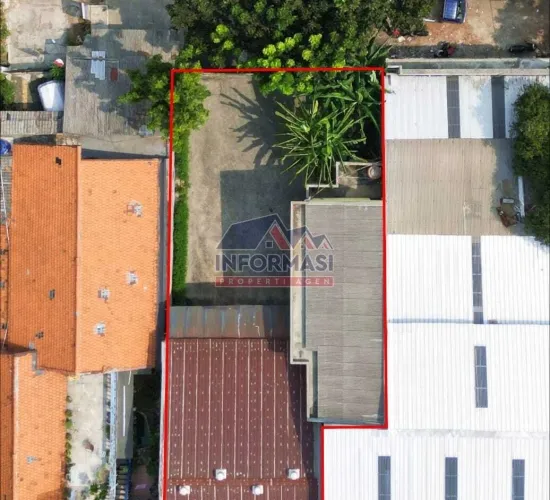 Gudang plus kantor siap pakai area Pos Pengumben