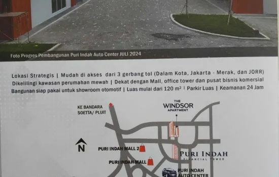 PROJECT : KIOS AUTO CENTER PURI INDAH, JAKARTA BARAT