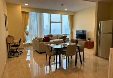 apt mayflower 2 BR  2KM siap huni