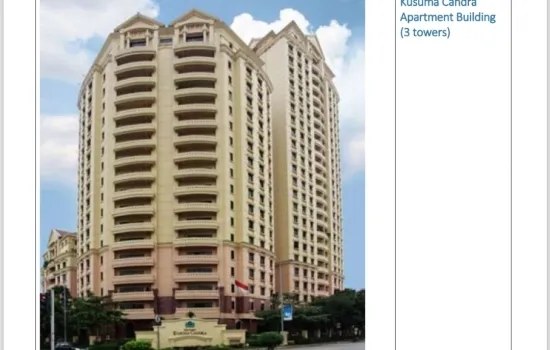 Disewakan apartemen kusuma candra tower 2