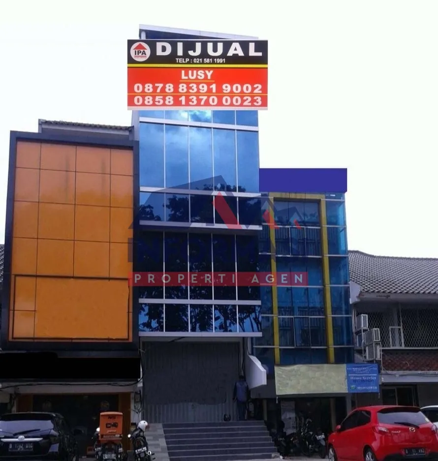 Ruko Boulevard 3,5 lt (4,5 x17),  siap pakai,  kelapa gading