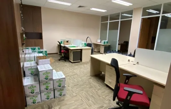 Ruang kantor di Sahid Sudirman Center, luas 237m2, Furnished