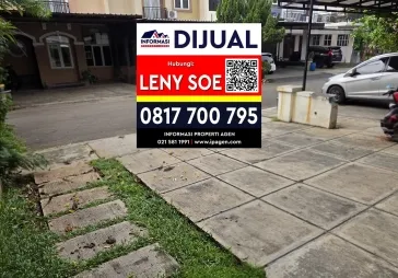 Rumah Permata Mediterania 2 lantai dalam cluster