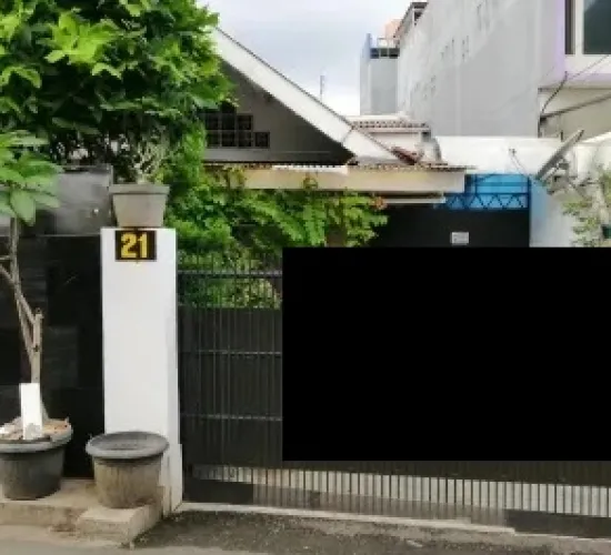 Jl sulaiman slipi, lt 169m2,bebas banjir