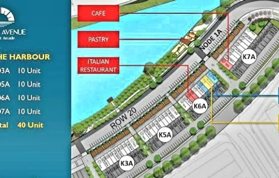 Dijual Citra 8 Ruko depan danau jarang ada