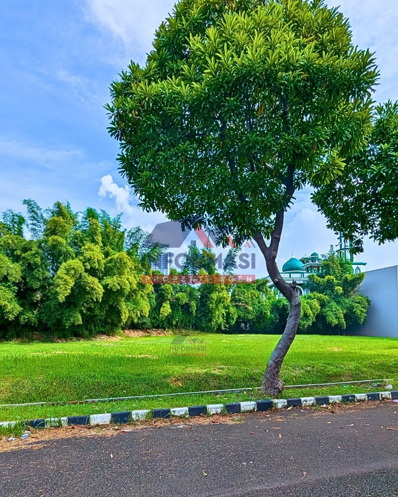 Kavling bagus , strategis , jalan  lebar , Asri