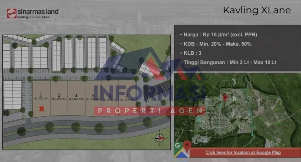 PROJECT : KAVLING XLANE, BSD  CITY