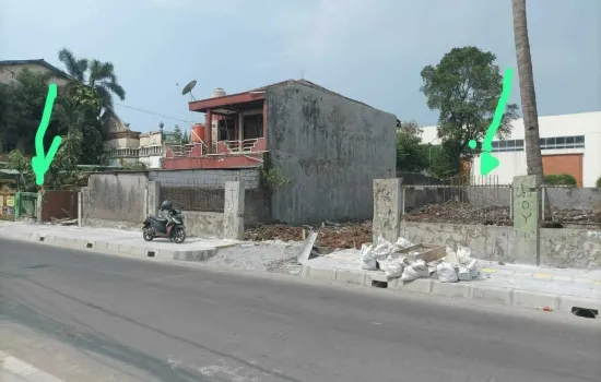 Tanah kavling komersil Duri Kosambi Raya 1300 m²
