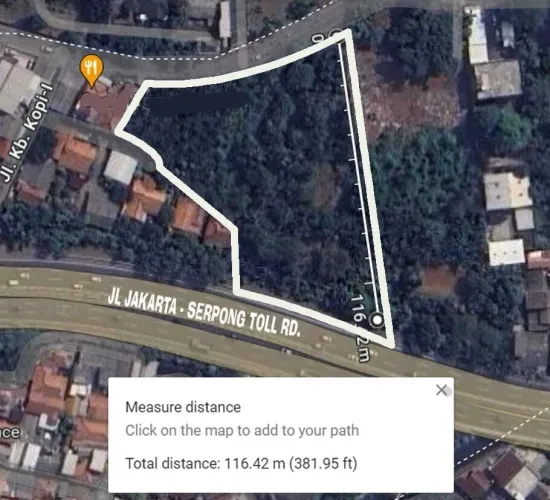Tanah Komersial @ Pondok Aren Bintaro Tangsel