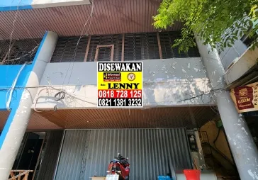 Disewakan ruko 3 lantai komersial strategis