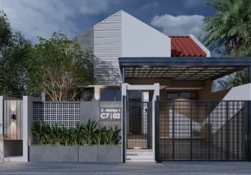 Dijual Rumah Indent Design Arsitek Grita Loka BSD