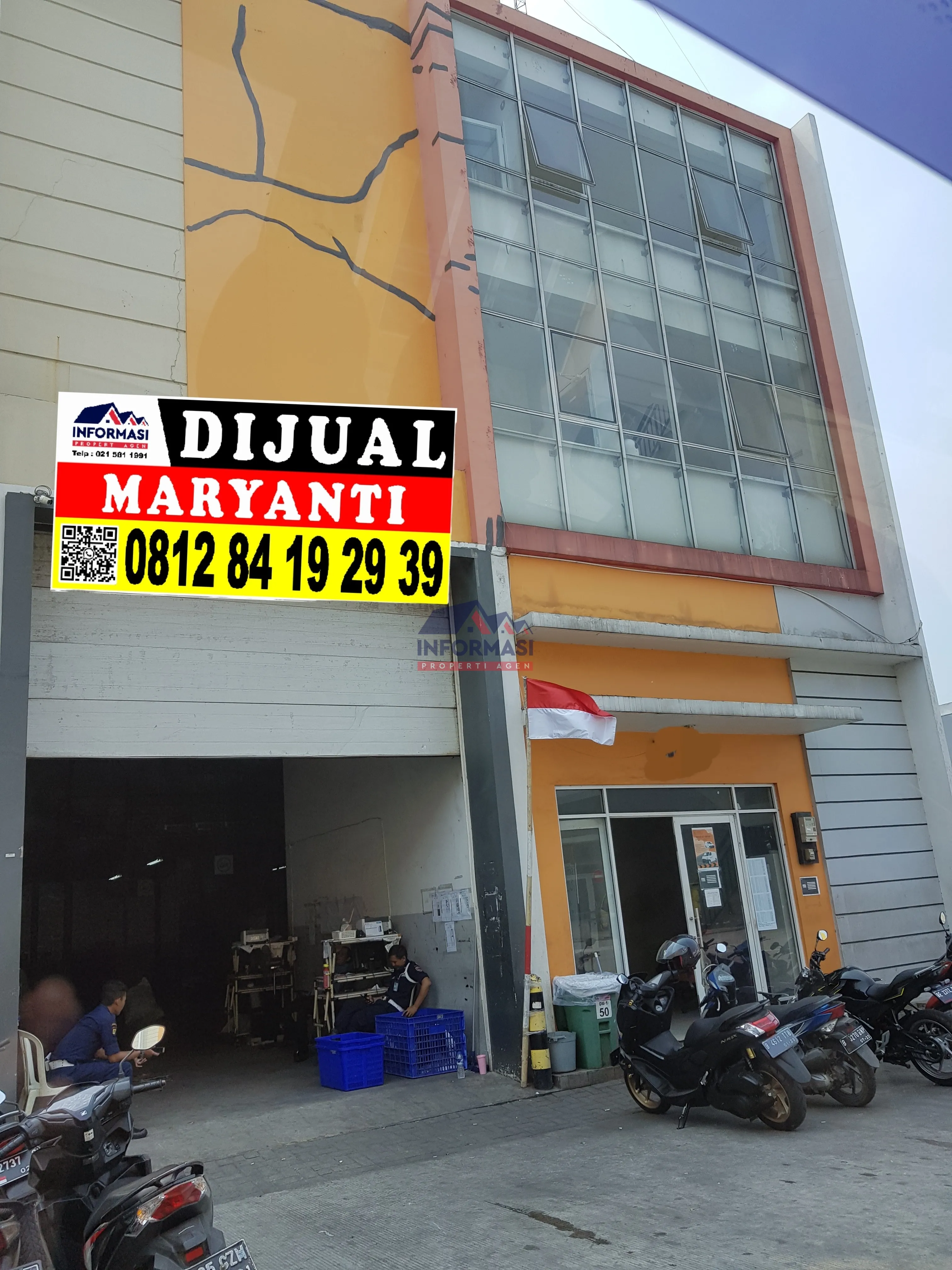 Bizpark Daan Mogot hoek luas tanah 374 m² lokasi jln utama