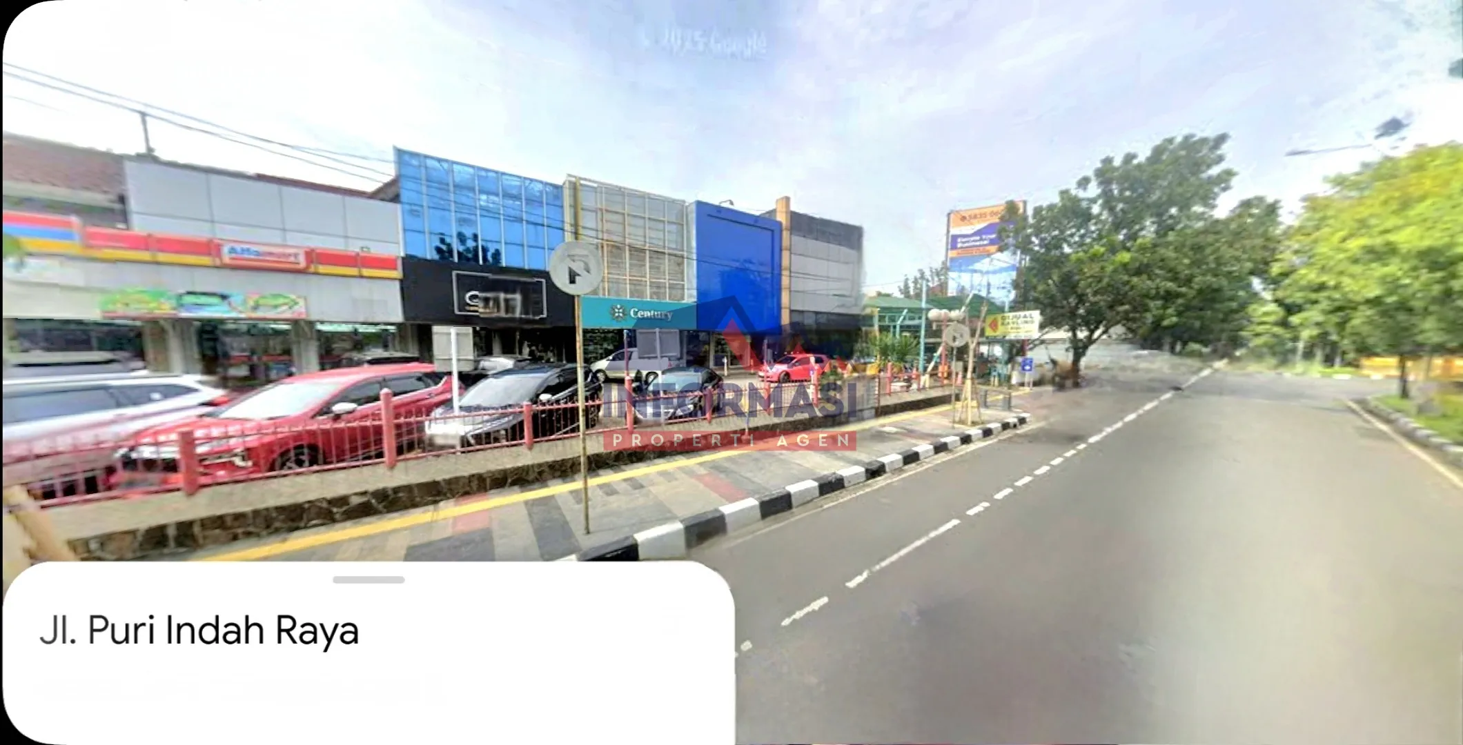 DISEWAKAN RUKO PASAR PURI INDAH BLOK i hadap jalan boulevard