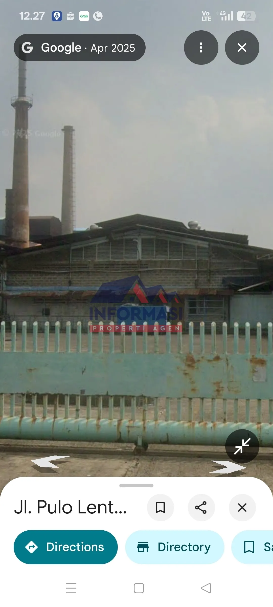 Dijual ex pabrik di Pulo Gadung