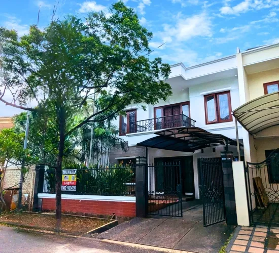 Rumah 2 lantai di cluster area prima Puri indah