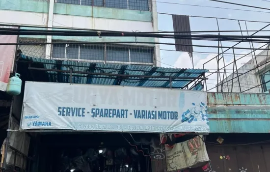Unit ruko gandeng ciledug raya ex bengkel motor